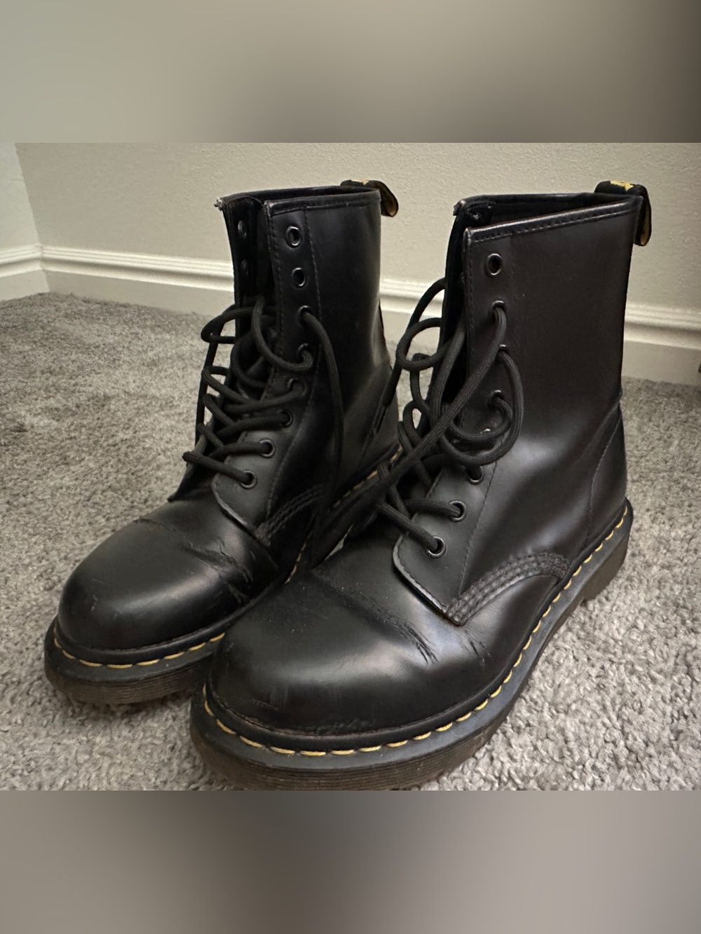 Dr. Martens 1460 Smooth Leather Lace-Up Boots